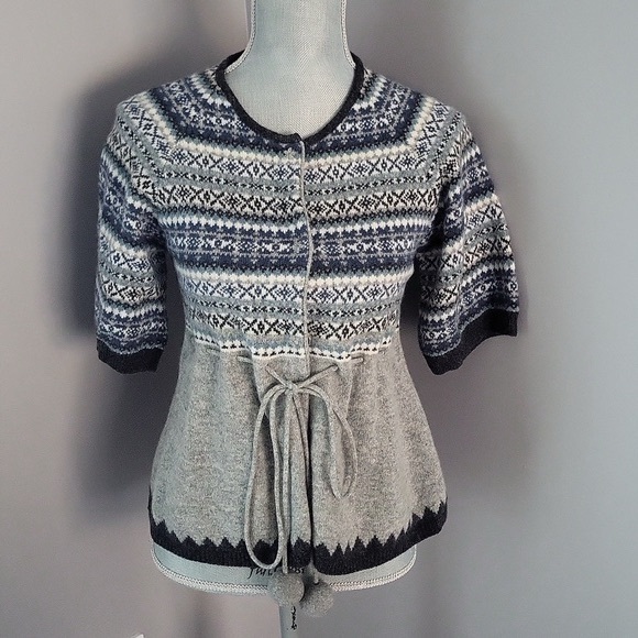 Sweaters - Tristan Vintage Fairisle Lambswool Cardigan